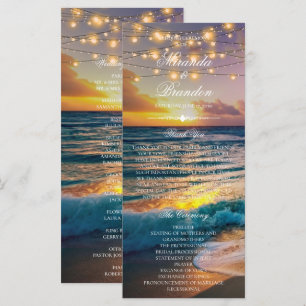 Elégante Sunset Beach - Carte du programme de mari