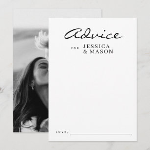 Elégante superposition Moderne Mariage Cartes de c
