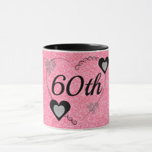 Élégante tasse d'anniversaire spéciale 60e