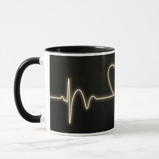 Élégante tasse ECG
