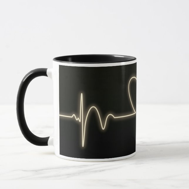 Élégante tasse ECG (Gauche)