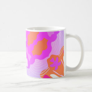 Elégante teinte violette Abstraite Mug - Soft & Mo