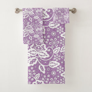 ÉLÉGANTE TOILETTE DE SALLE DE BAINS EN PURPLE
