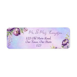 Elégante tourterelle violette lilas glyteria merci