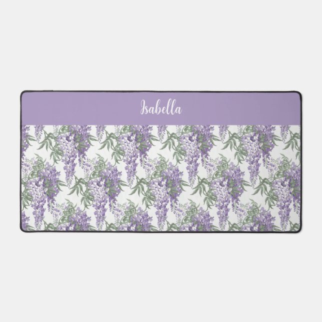 Elégante Vintage Personnalisée Purple Wisteria (Recto)