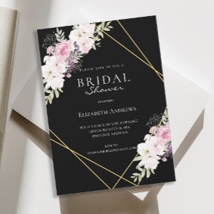 Elegantes Brautparty Boho Einladung Invitation