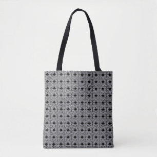 elegantes celtic-knot Muster in silber Tote Bag