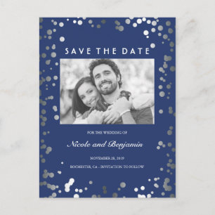 Élégantes Faire-Part de Date de Mariage avec Confe