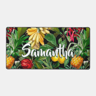 Élégantes feuilles tropicales noires Fruits Botani