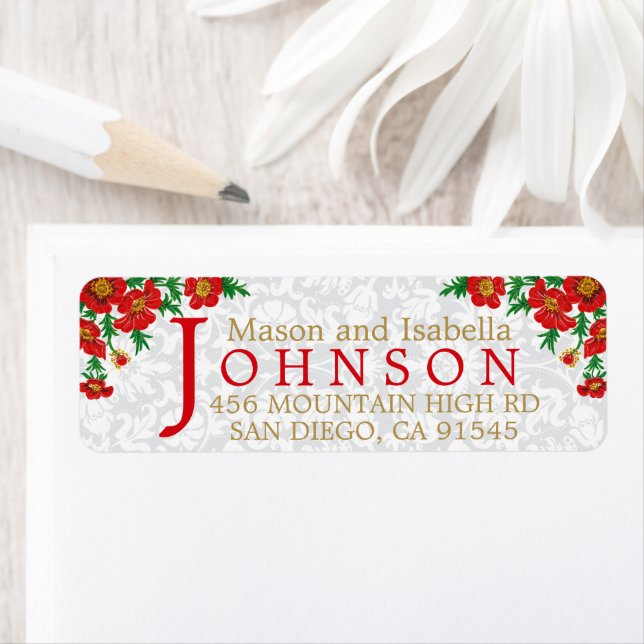 Élégantes fleurs de pavot rouge (En situation)