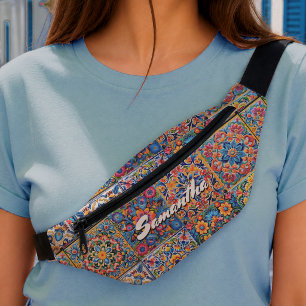 Élégantes tuiles talavera mexicaines monogramme de