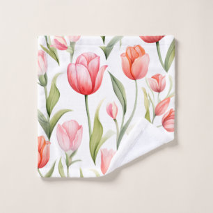 Élégantes tulipes aquarelles