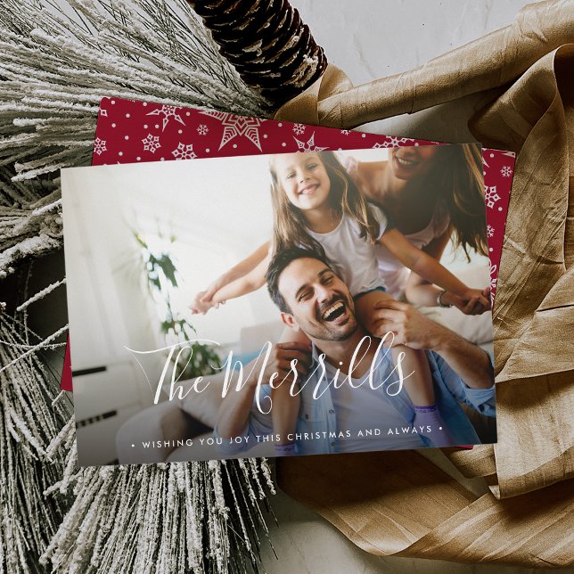 Elegantly Penned | Holiday Photo Card (Creator Uploaded)