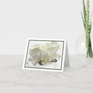 Élégants Cartes pour notes Mariages blancs