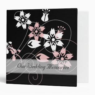 Élégants Fleurs Et Fleurs Mariages Classeurs