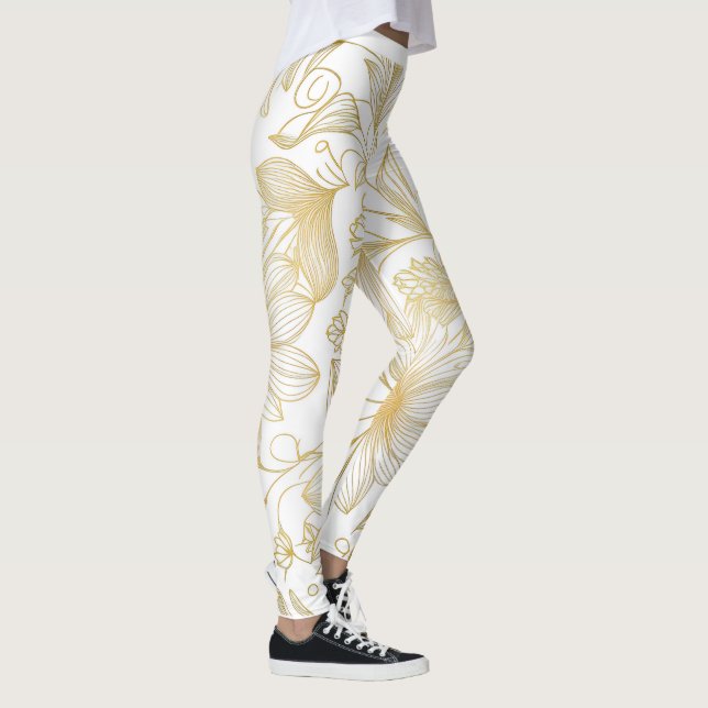 Élégants leggings de Pilates (Orievolution desdesm (Droite)