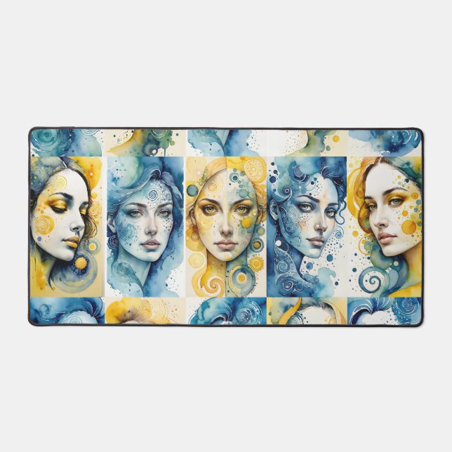 Eleganz 1 Desk Mat (Front)