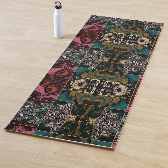 Elegent Abstract MARBLE Pattern Yoga Mat (In Situ)