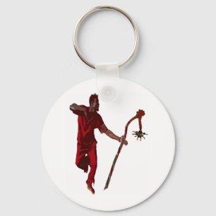 ELEGGUA DANCING BY LIZ LOZ KEYCHAIN