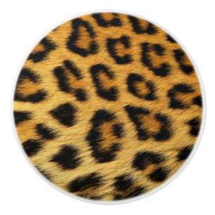 Elegnat Leopard Fur Skin - Rich Luxury Fashion Ceramic Knob