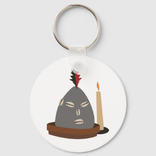 Elegua Statue Keychain