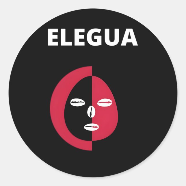 Elegua Yoruba Religion Nigeria Classic Round Sticker (Front)