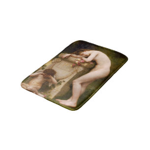 Elegy by William Adolphe Bouguereau Bath Mat