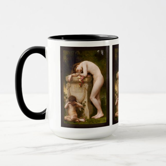 Elegy by William Adolphe Bouguereau Mug (Left)