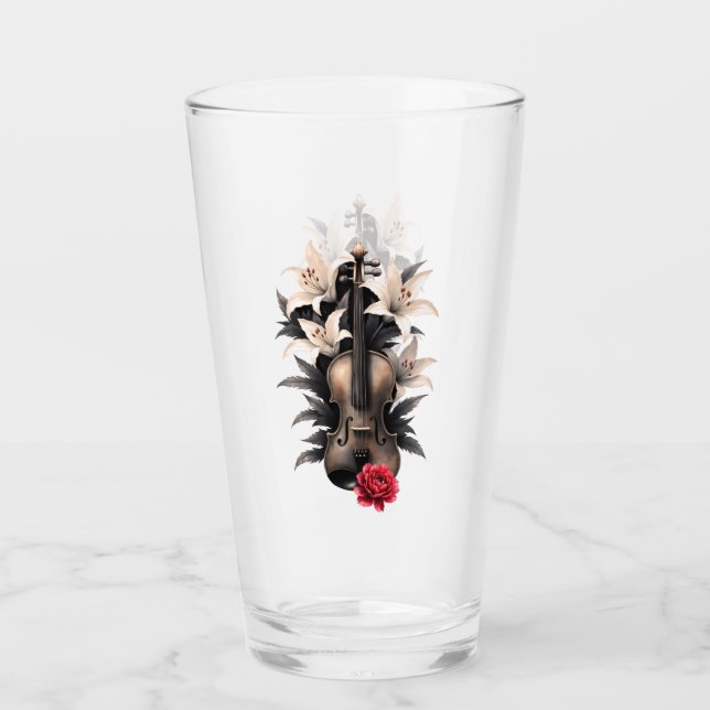 Elegy for a Fallen Song – Romantic Gothic Violin  Glass (Front)