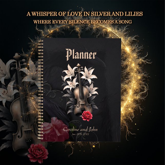 Elegy for a Fallen Song – Romantic Gothic Violin  Planner (Creator Uploaded)