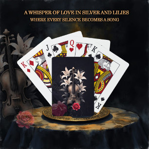 Elegy for a Fallen Song – Romantic Gothic Violin  Playing Cards
