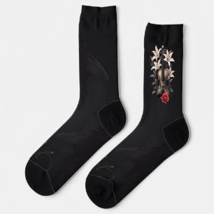 Elegy for a Fallen Song – Romantic Gothic Violin  Socks