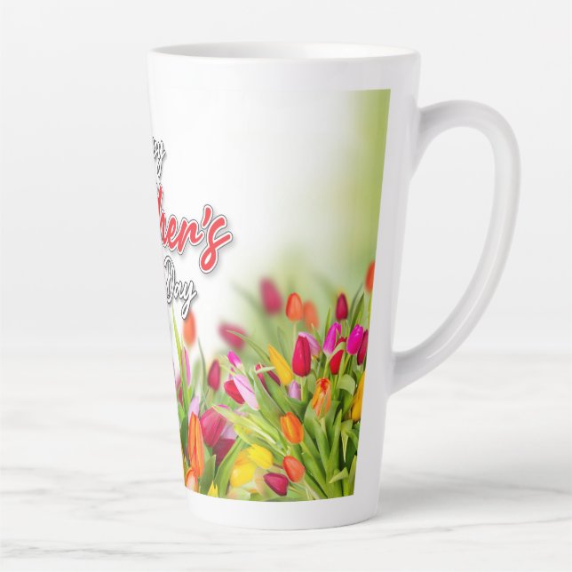 Elelgant Colorful Mère Fête Conception Mug (Droite)