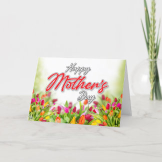 Elelgant Colourful Mother’s Day Design Holiday Card