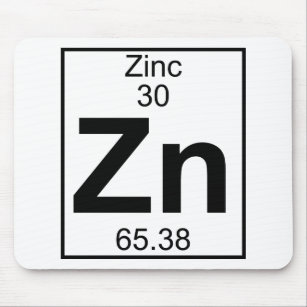 Element 030 - Zn - Zinc (Full) Mouse Pad