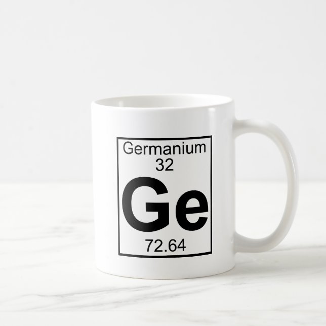 Element 032 - Ge - Germanium (Full) Coffee Mug (Right)