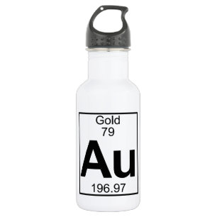 Element 079 - Au - Gold (Full) 532 Ml Water Bottle