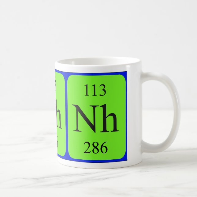 Élément 113 tasse - Nihonium (Droite)