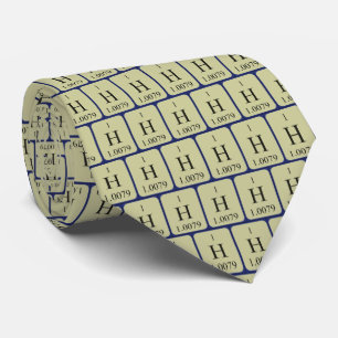 Element 1 Hydrogen tie Transparent graphics