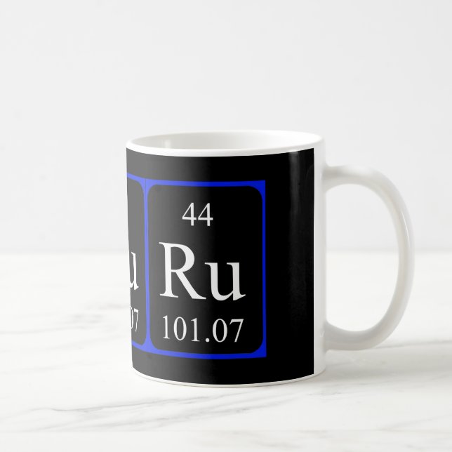Element 44 mug - Ruthenium (Right)