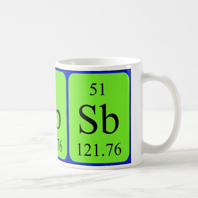 Element 51 mug - Antimony (Right)
