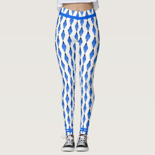 Elément Art déco dans Leggings bleu profond