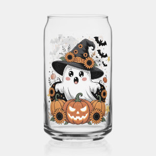 Élément de verre Halloween mignon et effrayant