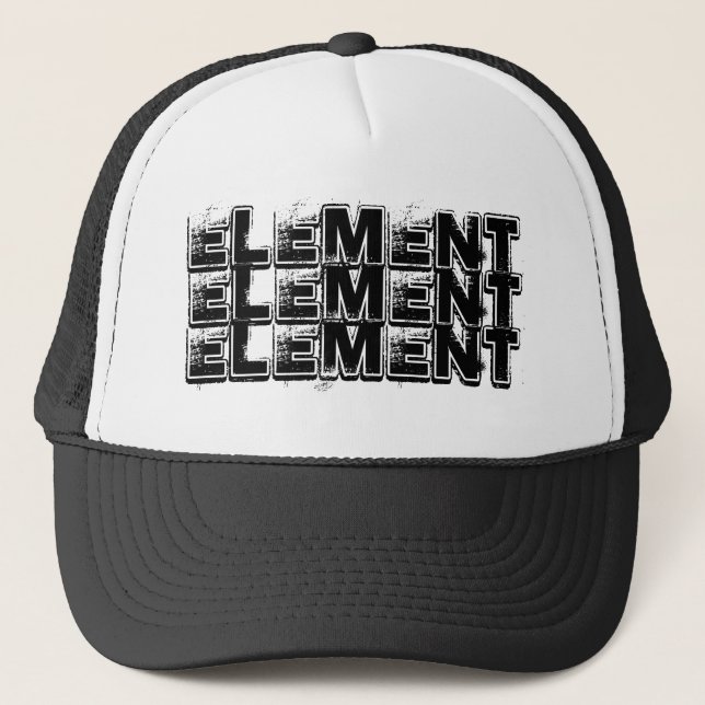 ELEMENT, ELEMENT, ELEMENT TRUCKER HAT (Front)