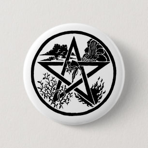 Element Pentacle Button