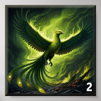 Elemental Acid Phoenix #2  Poster
