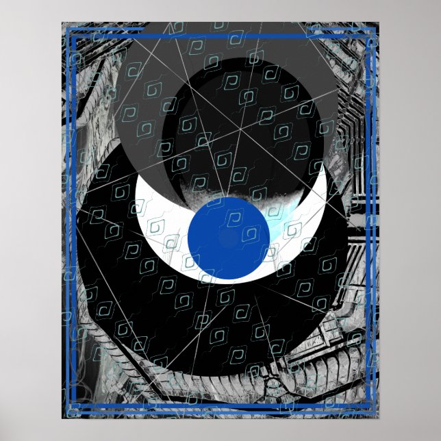 Elemental Air Within Water Meditation Aid Tattva Poster (Front)