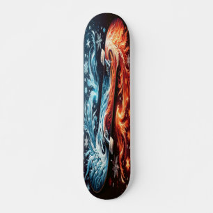 "Elemental Clash"  Skateboard