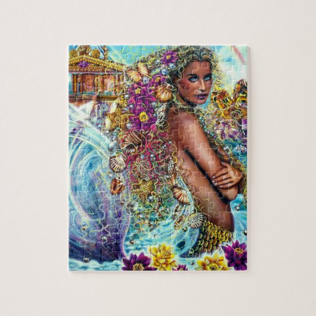 Elemental Collection - Water - Mermaid Jigsaw Puzzle (Vertical)