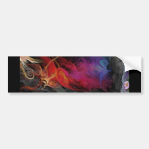 Elemental dragons bumper sticker
